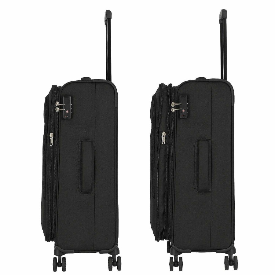 Travel Luggage American Tourister | American Tourister Street Roll 4 Wheel Suitcase Set 3 Pieces