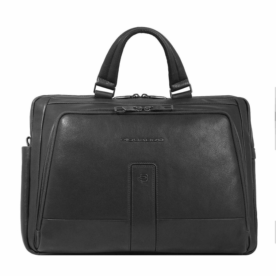 Business Piquadro | Piquadro Carl Briefcase Leather 41 Cm Laptop Compartment