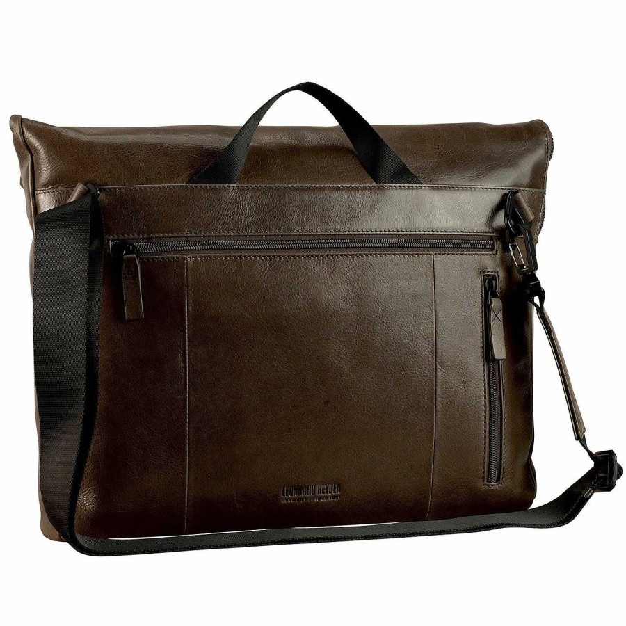 Business Leonhard Heyden | Leonhard Heyden Porto Messenger Leather 38 Cm