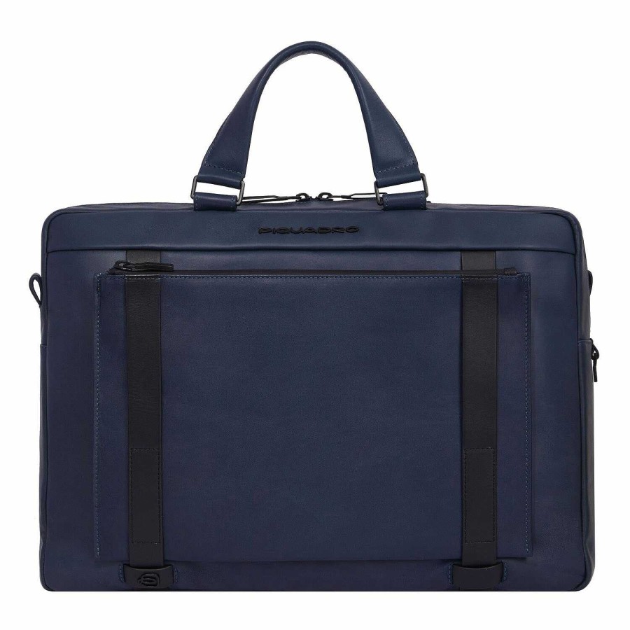 Business Piquadro | Piquadro David Briefcase Leather 42 Cm Laptop Compartment