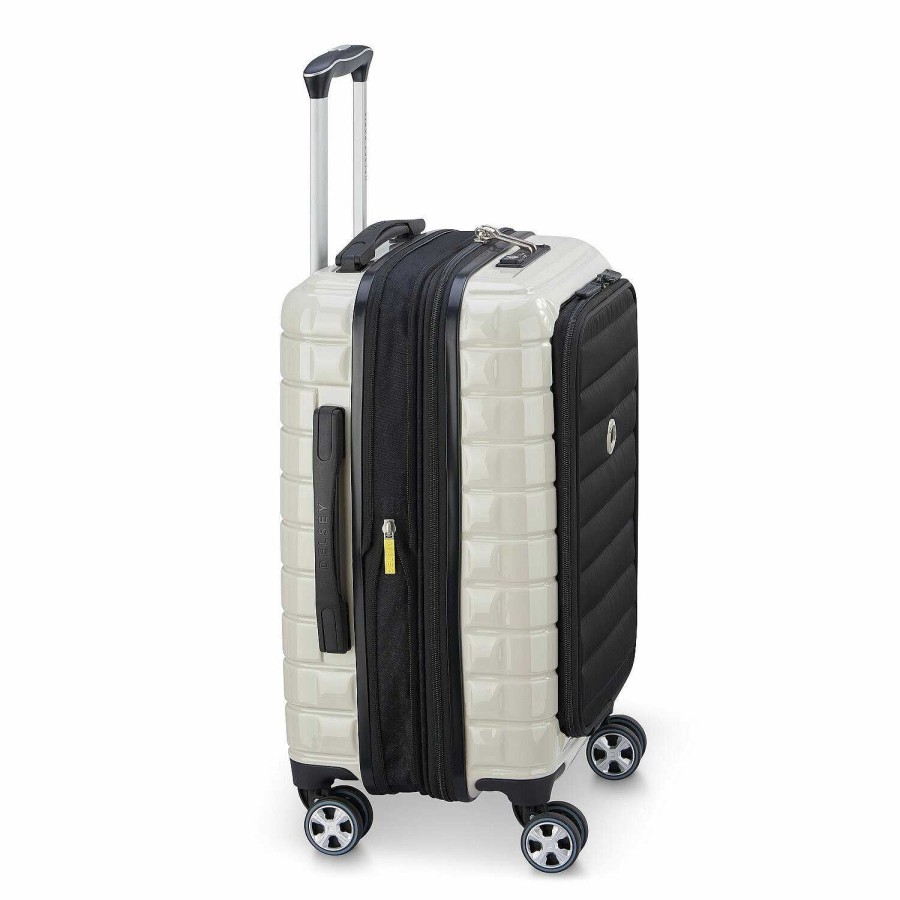 Travel Luggage Delsey Paris | Delsey Paris Shadow 5.0 4-Wheel Cabin Trolley 55 Cm Laptop Compartment With Expansion Fold